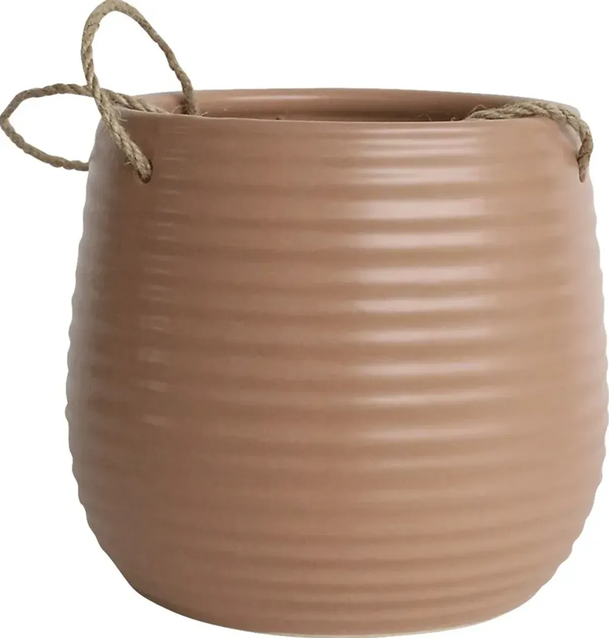 Waholstrom III Pink Hanging Planter