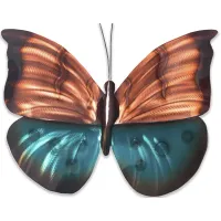 Large Butterfly III Red Outdoor Artwork