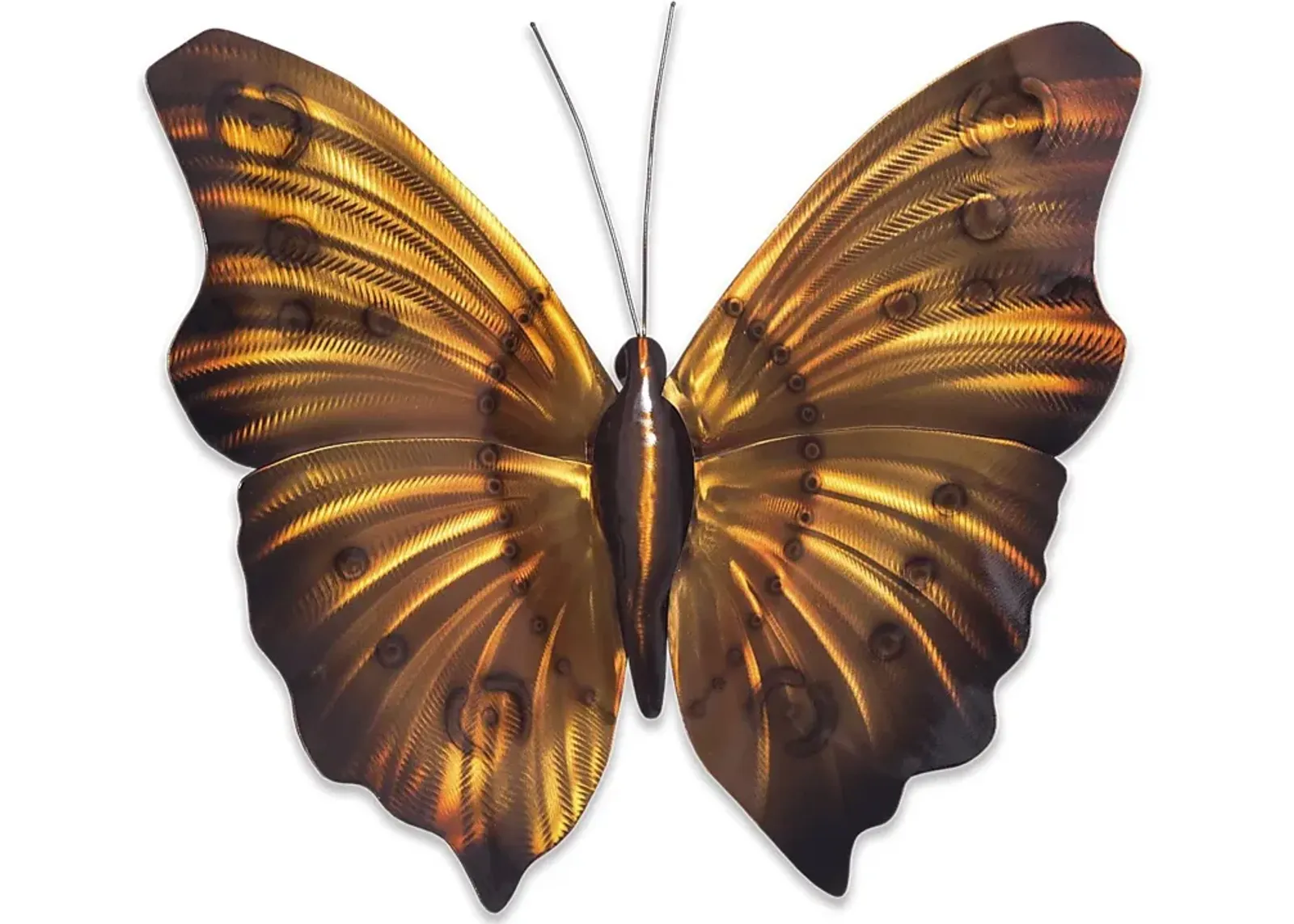 Large Butterfly II Amber Outdoor Artwork