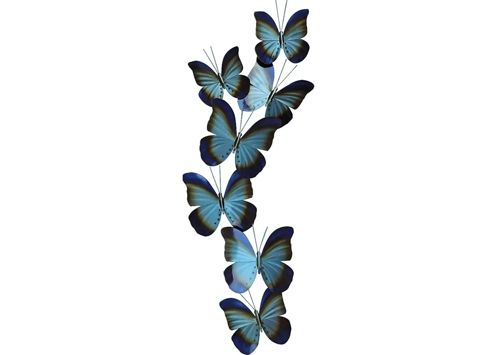 Butterfly Spray Blue Outdoor Artwork