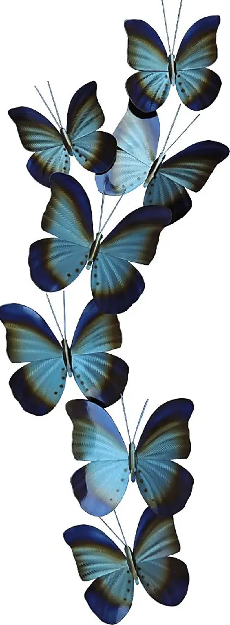 Butterfly Spray Blue Outdoor Artwork
