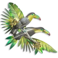 Tropical Toucans Forest Outdoor Artwork