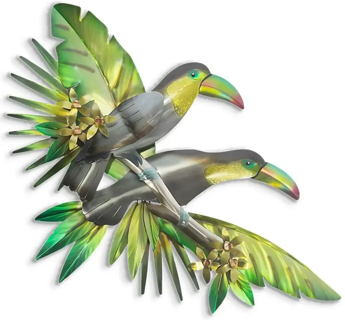 Tropical Toucans Forest Outdoor Artwork