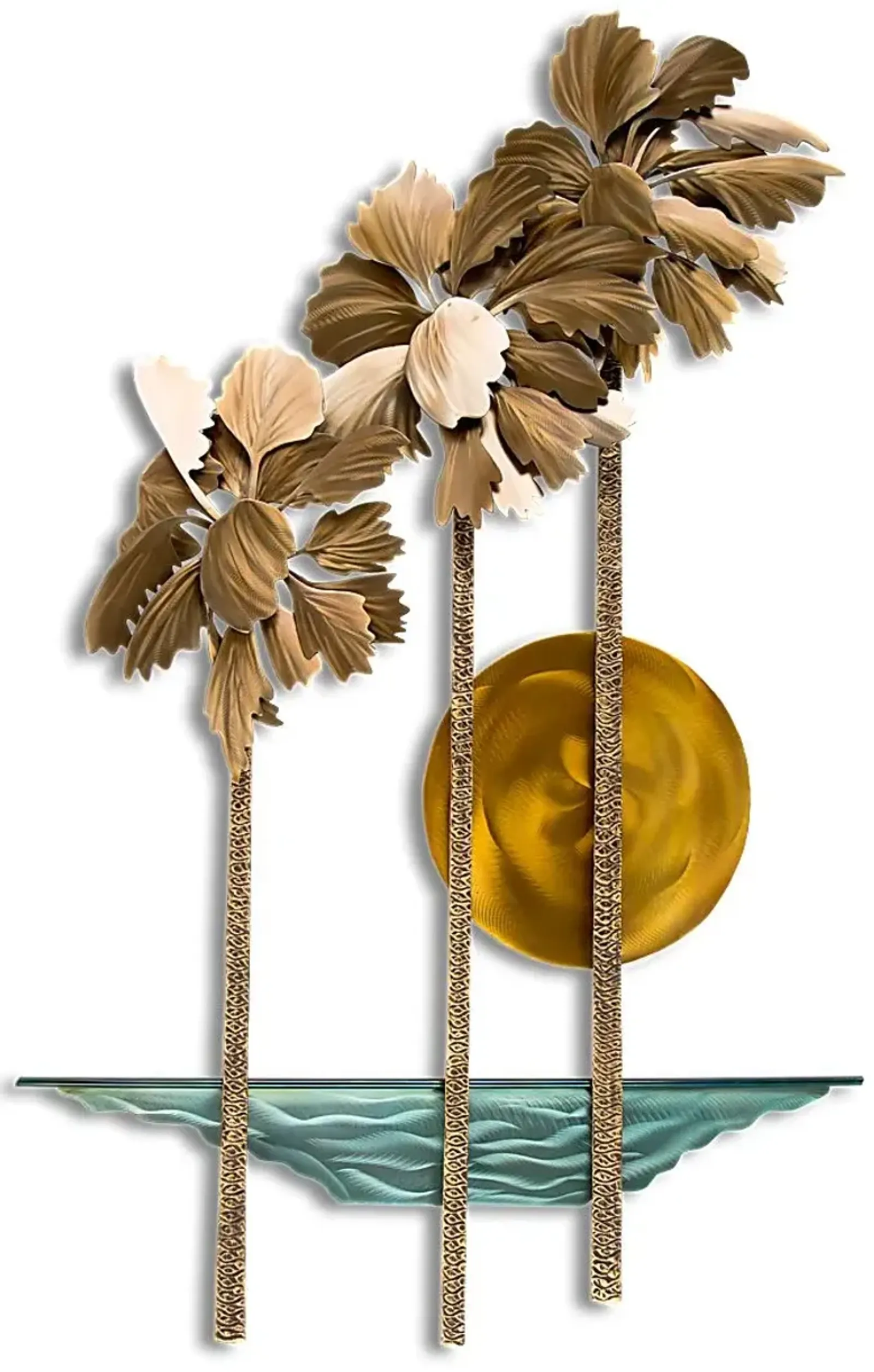 Pacifica Palms Bronze Outdoor Artwork