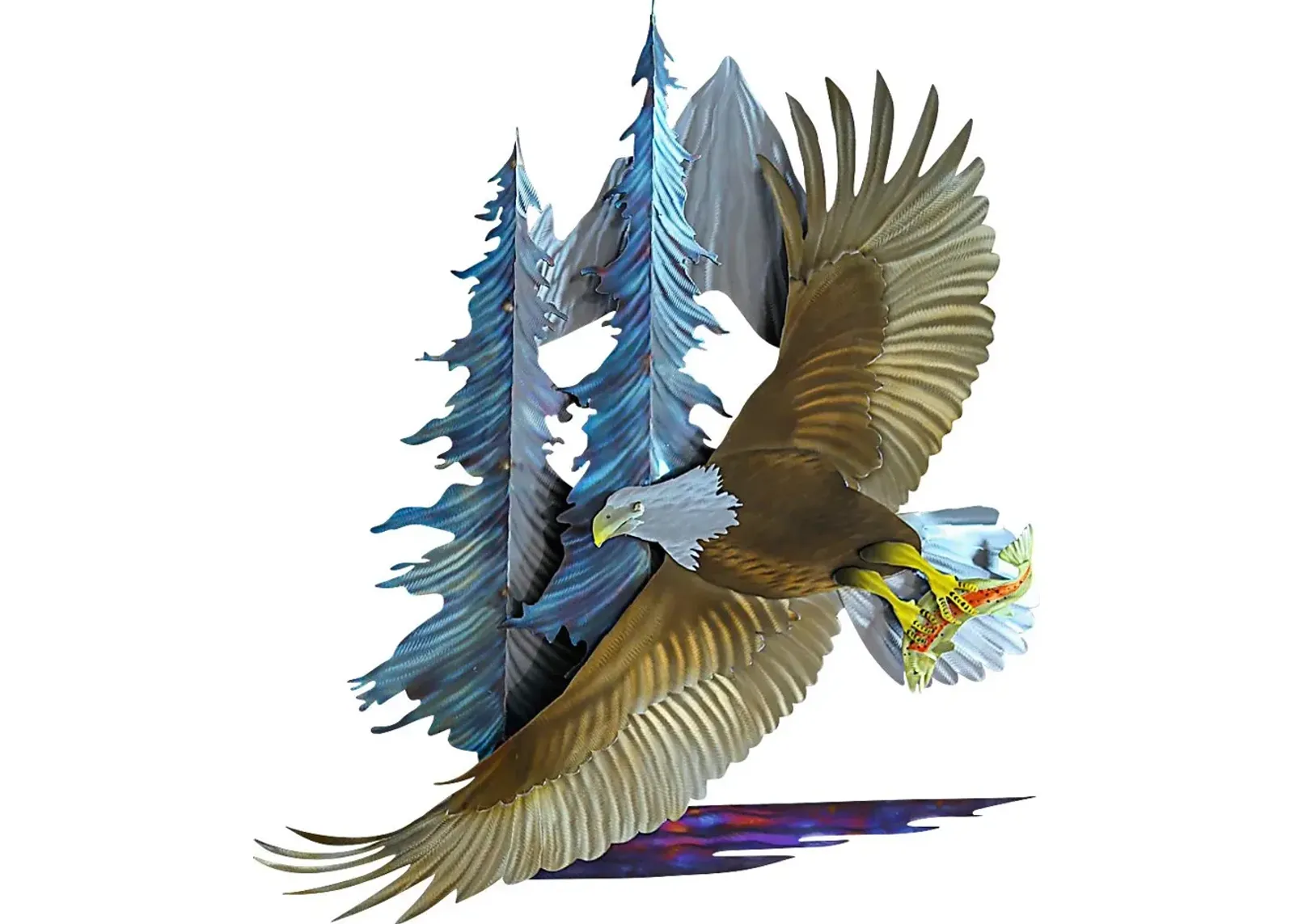 Freedom Eagle Outdoor Wall Art