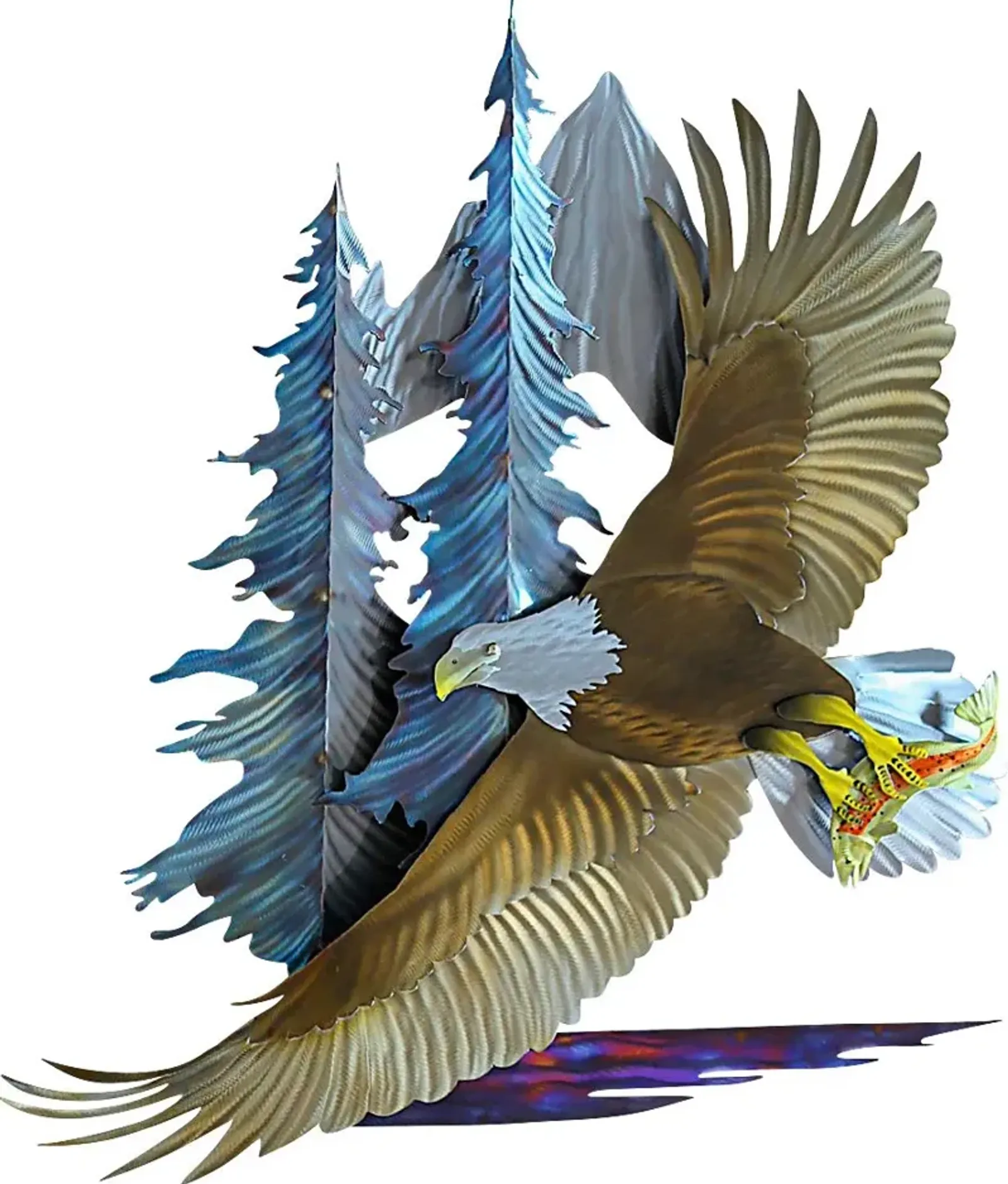 Freedom Eagle Outdoor Wall Art