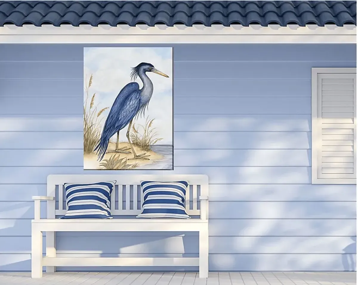 Great Blue Heron Outdoor/Indoor Wall Art