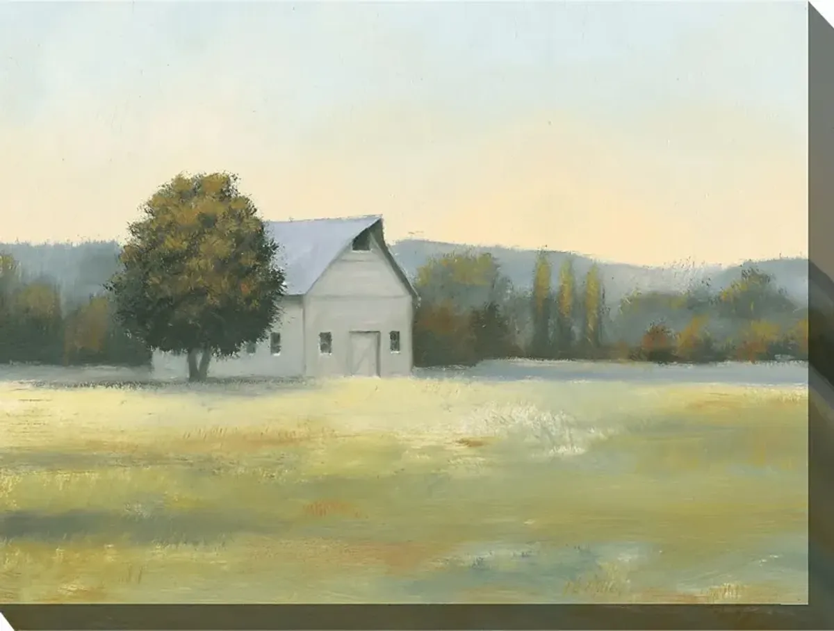 Morning Farm Green Indoor/Outdoor Wall Art