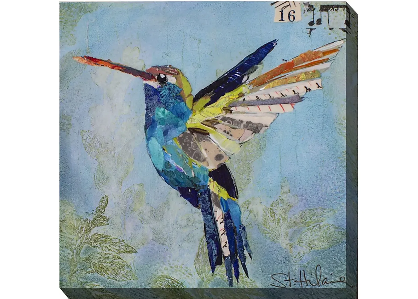 Snazzy Hummingbird Outdoor/Indoor Wall Art