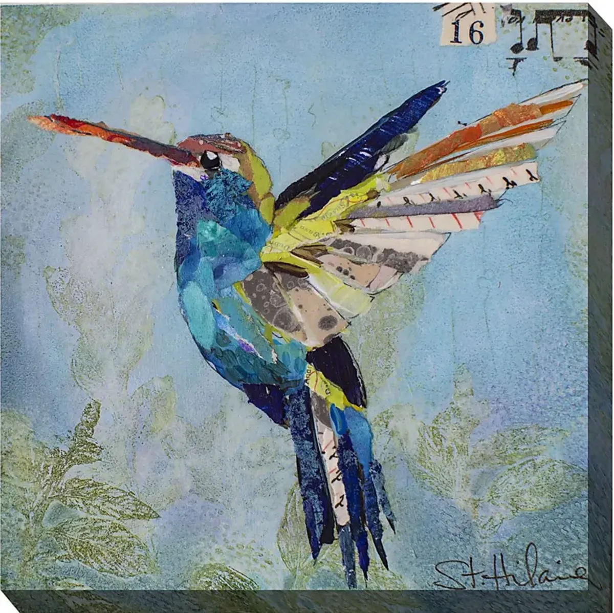 Snazzy Hummingbird Outdoor/Indoor Wall Art