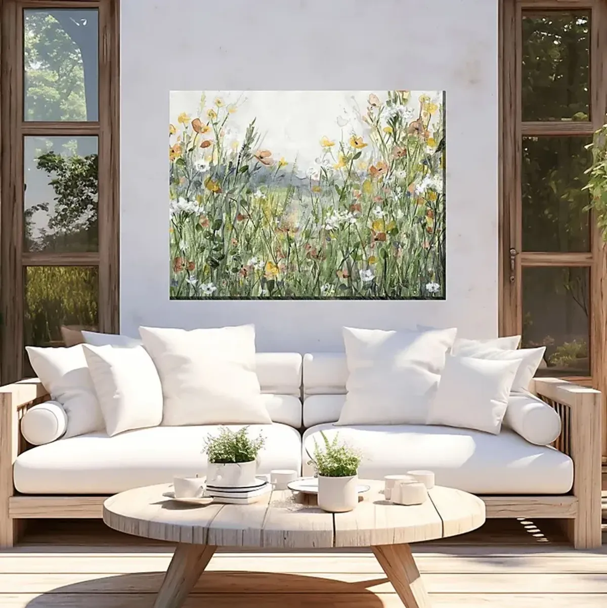 Lands of Meadow Green Indoor/Outdoor Wall Art