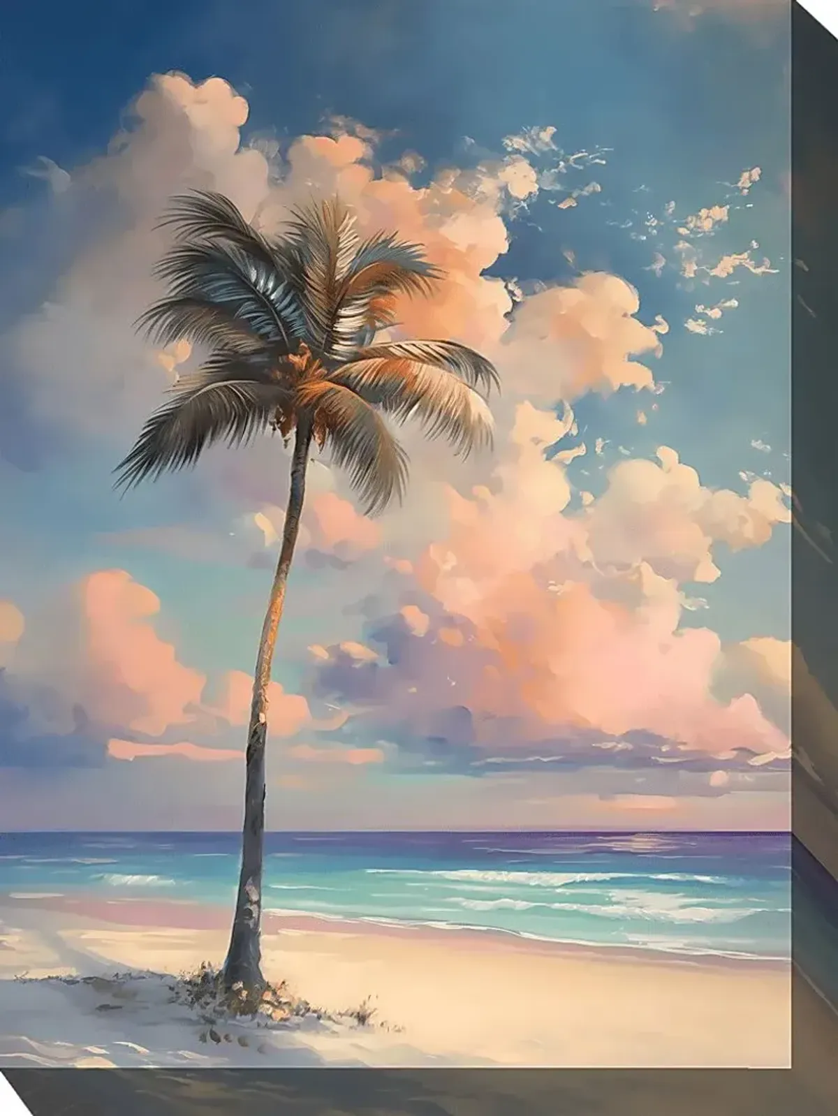 Clouds of Cotton Pink Indoor/Outdoor Wall Art