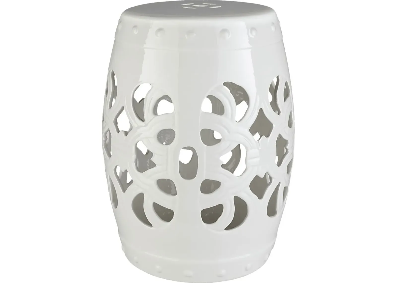 Lebone Ivory Outdoor Stool