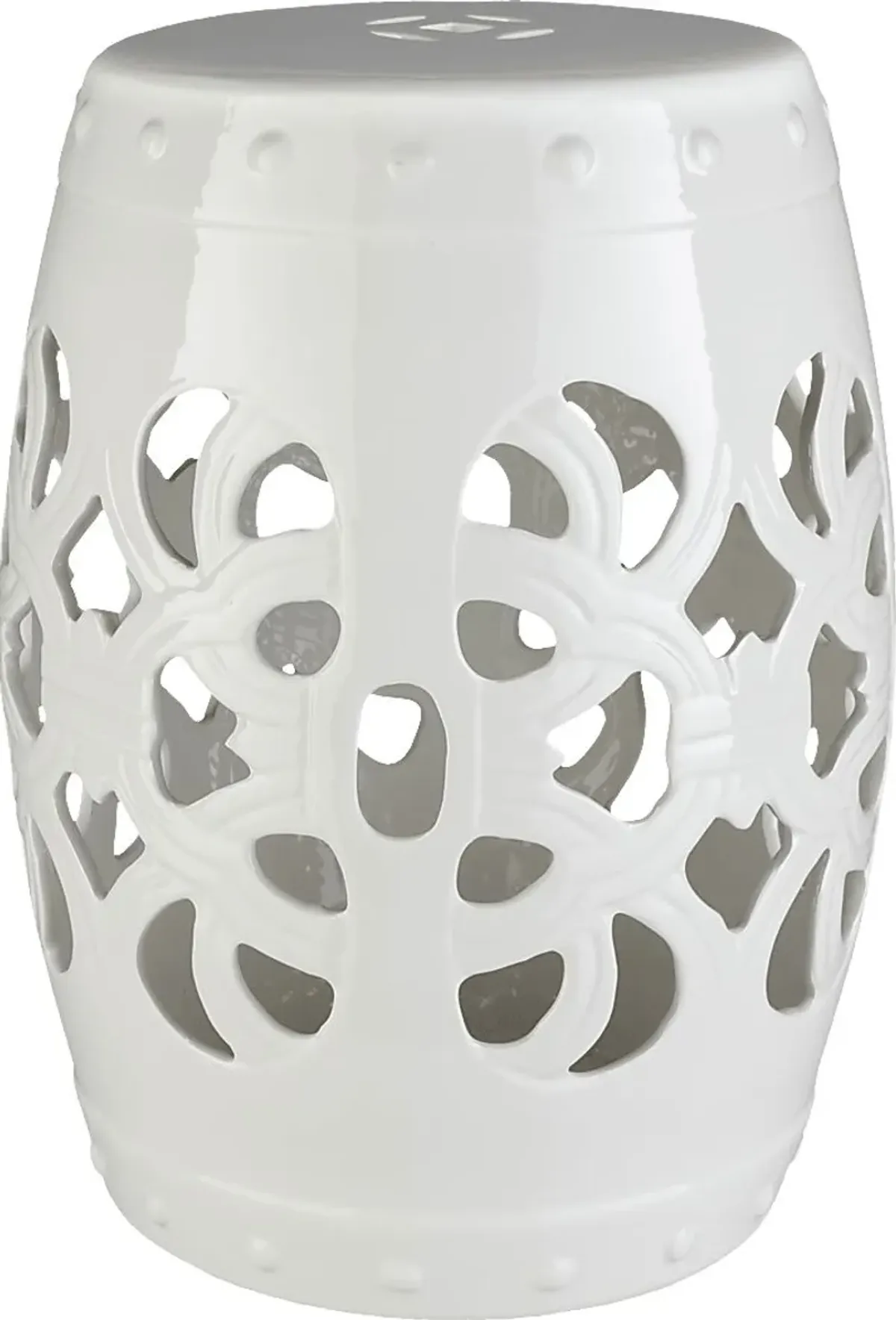 Lebone Ivory Outdoor Stool