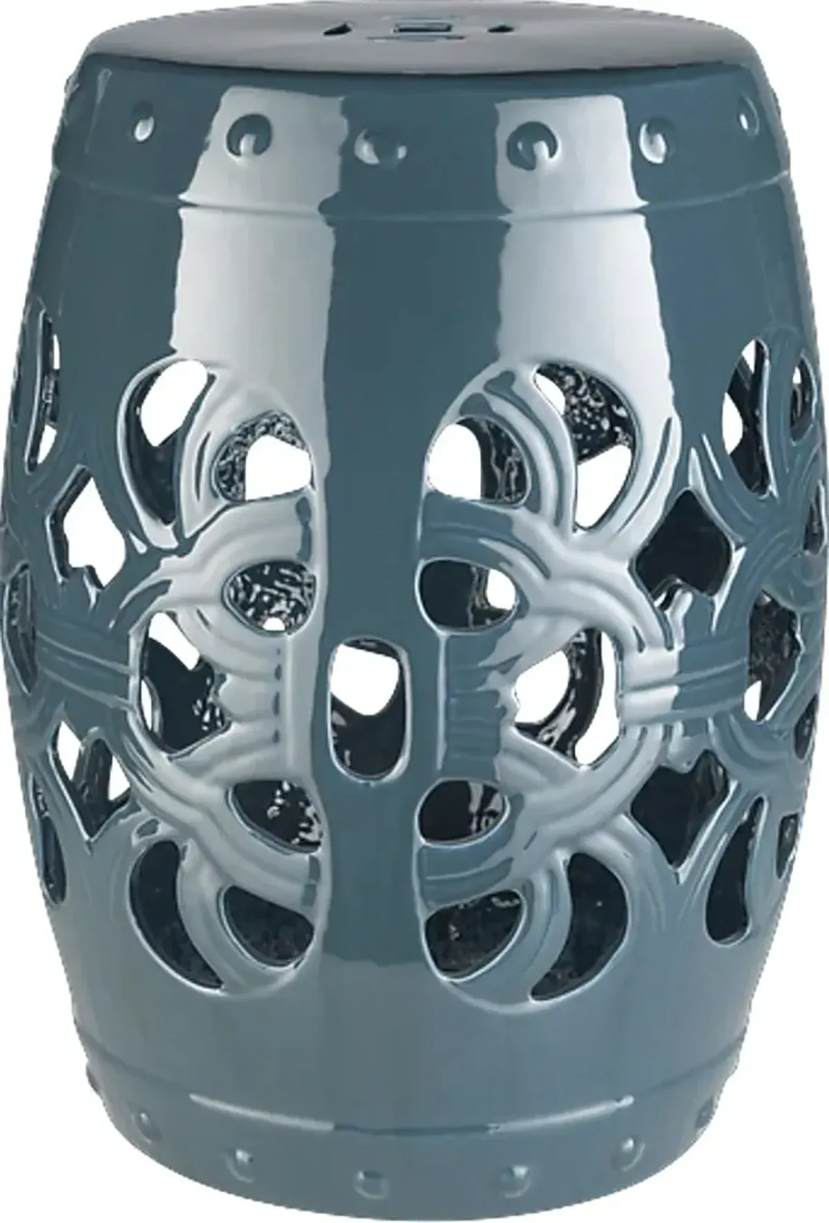 Lebone Blue Outdoor Stool