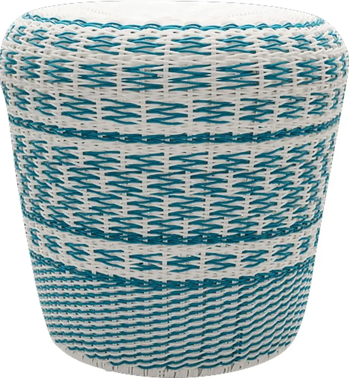 Mishal Sky Blue Outdoor Stool