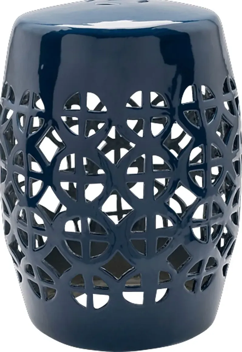 Mesi Navy Outdoor Stool