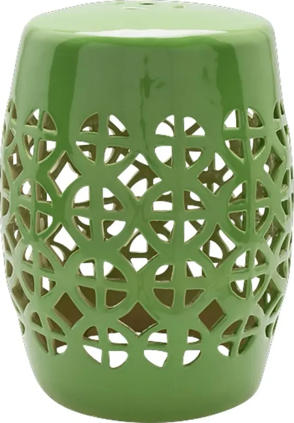 Mesi Green Outdoor Stool
