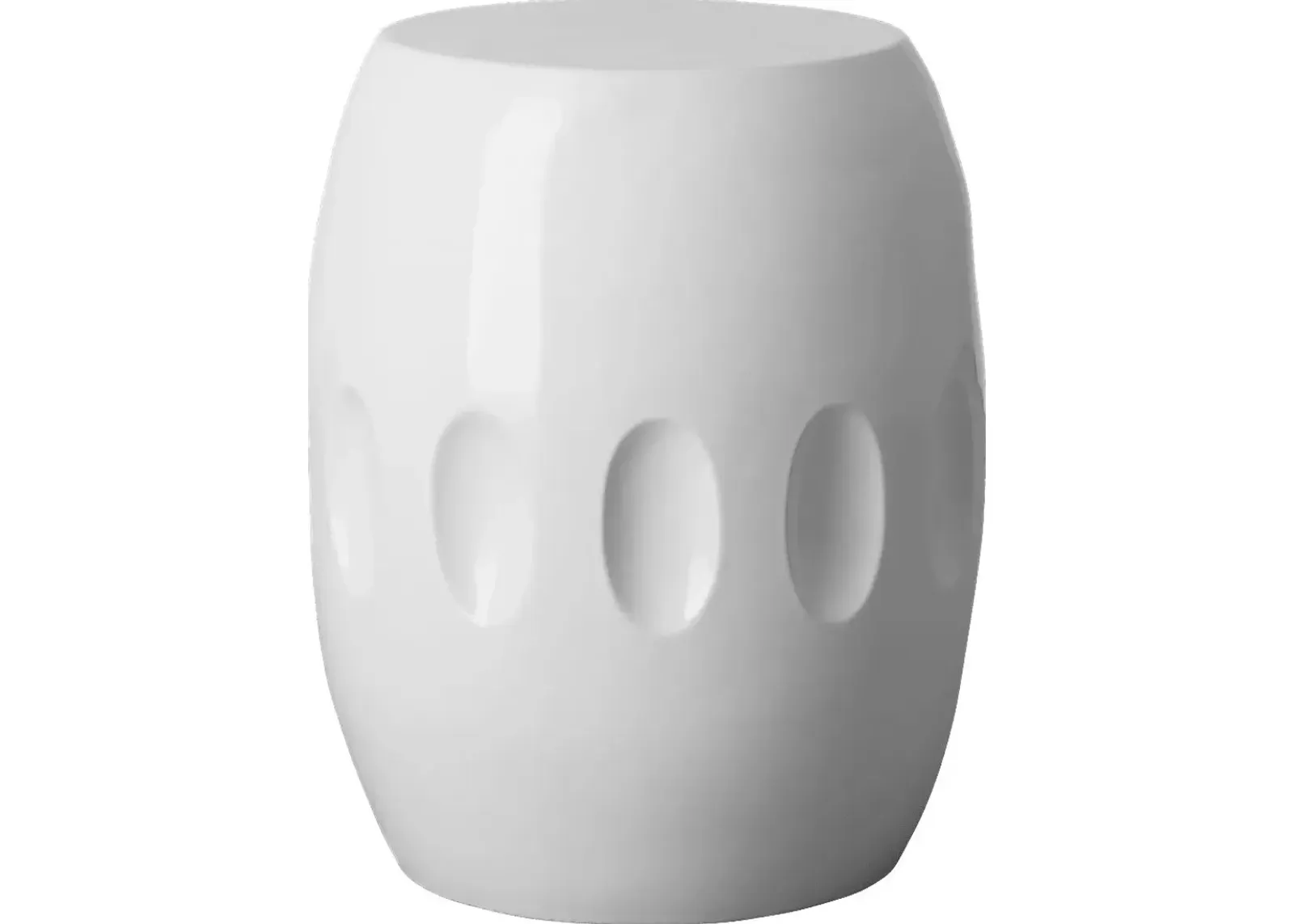 Tabrez White Outdoor Stool