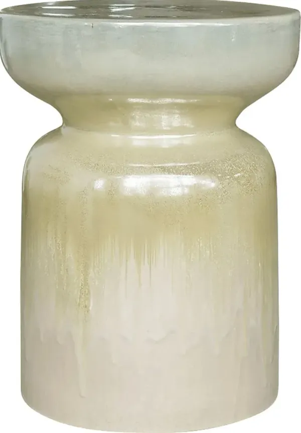 Outdoor Marriner Cream Garden Stool