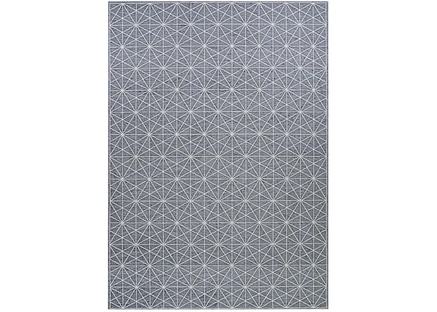 Vast Galaxy Gray 5'1 x 7'6 Indoor/Outdoor Rug