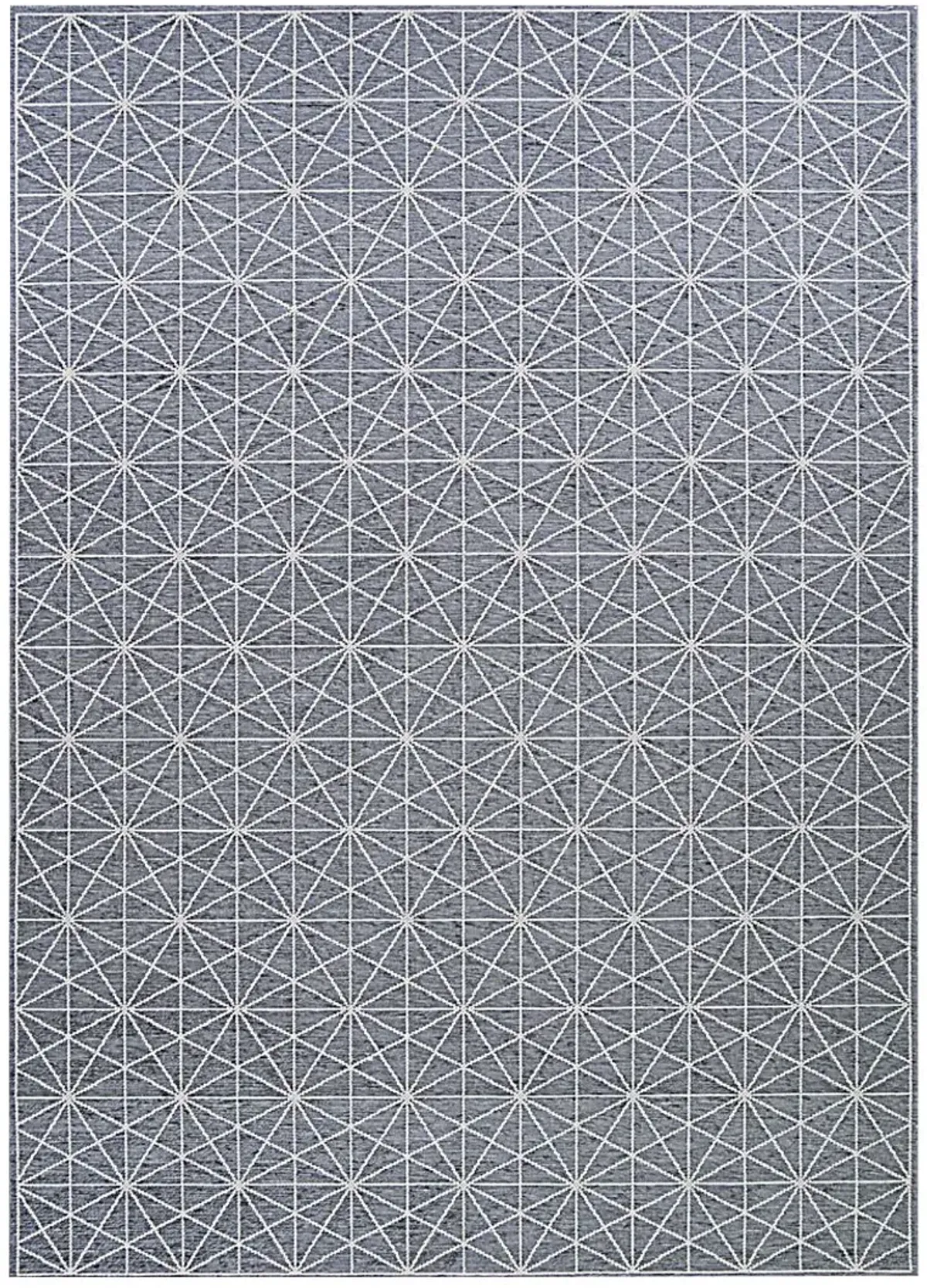 Vast Galaxy Gray 5'1 x 7'6 Indoor/Outdoor Rug