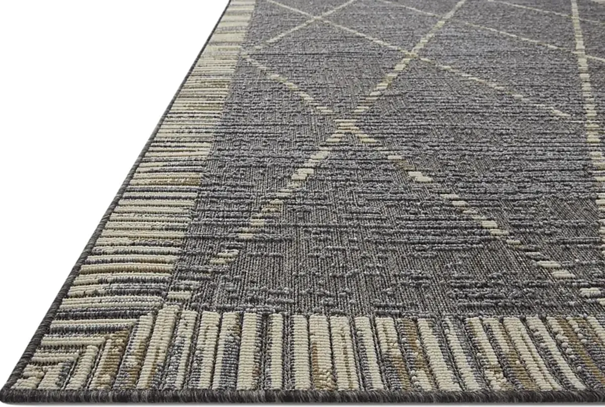 Tustin Slate 5'3 x 7' Indoor/Outdoor Rug