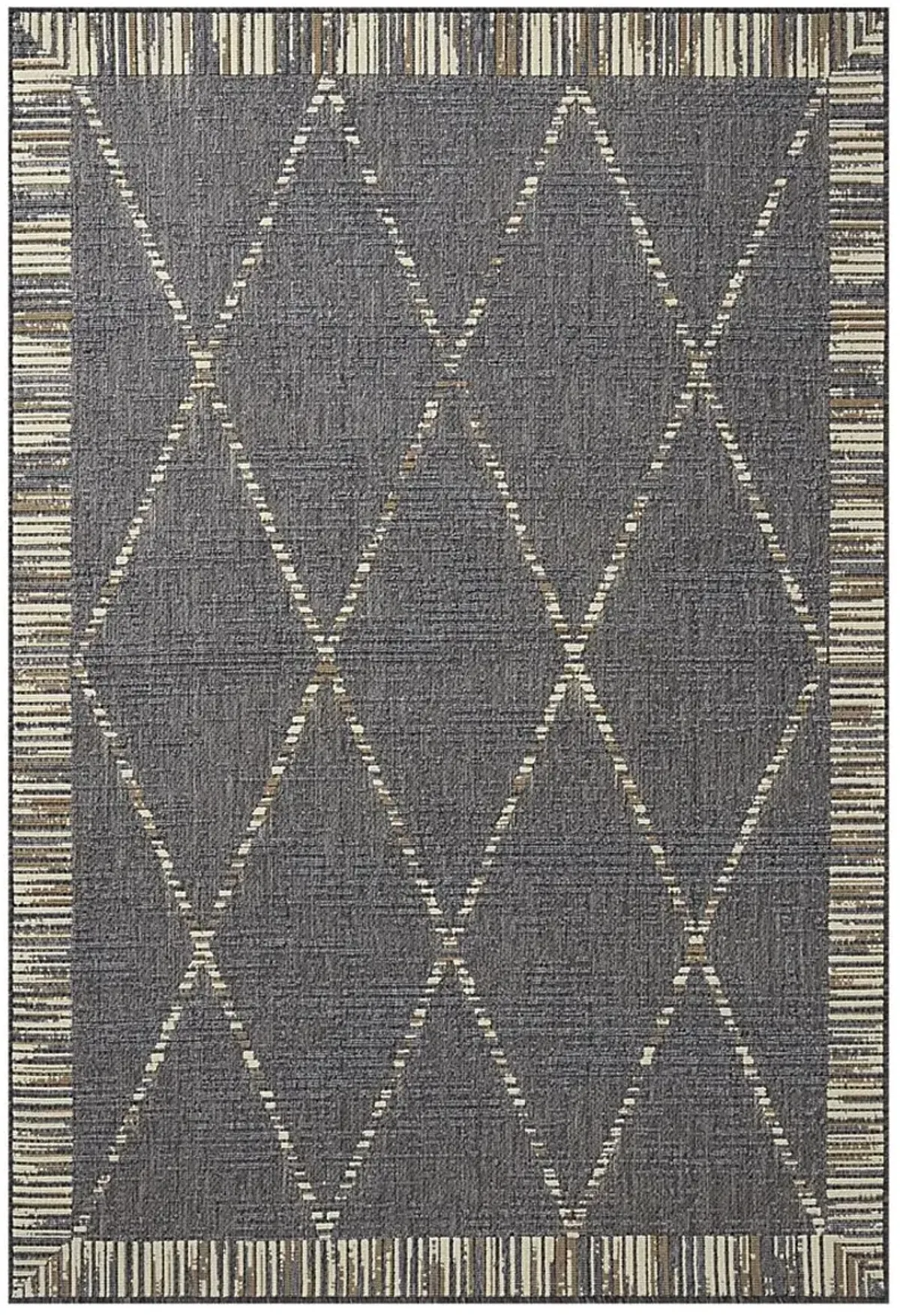 Tustin Slate 5'3 x 7' Indoor/Outdoor Rug