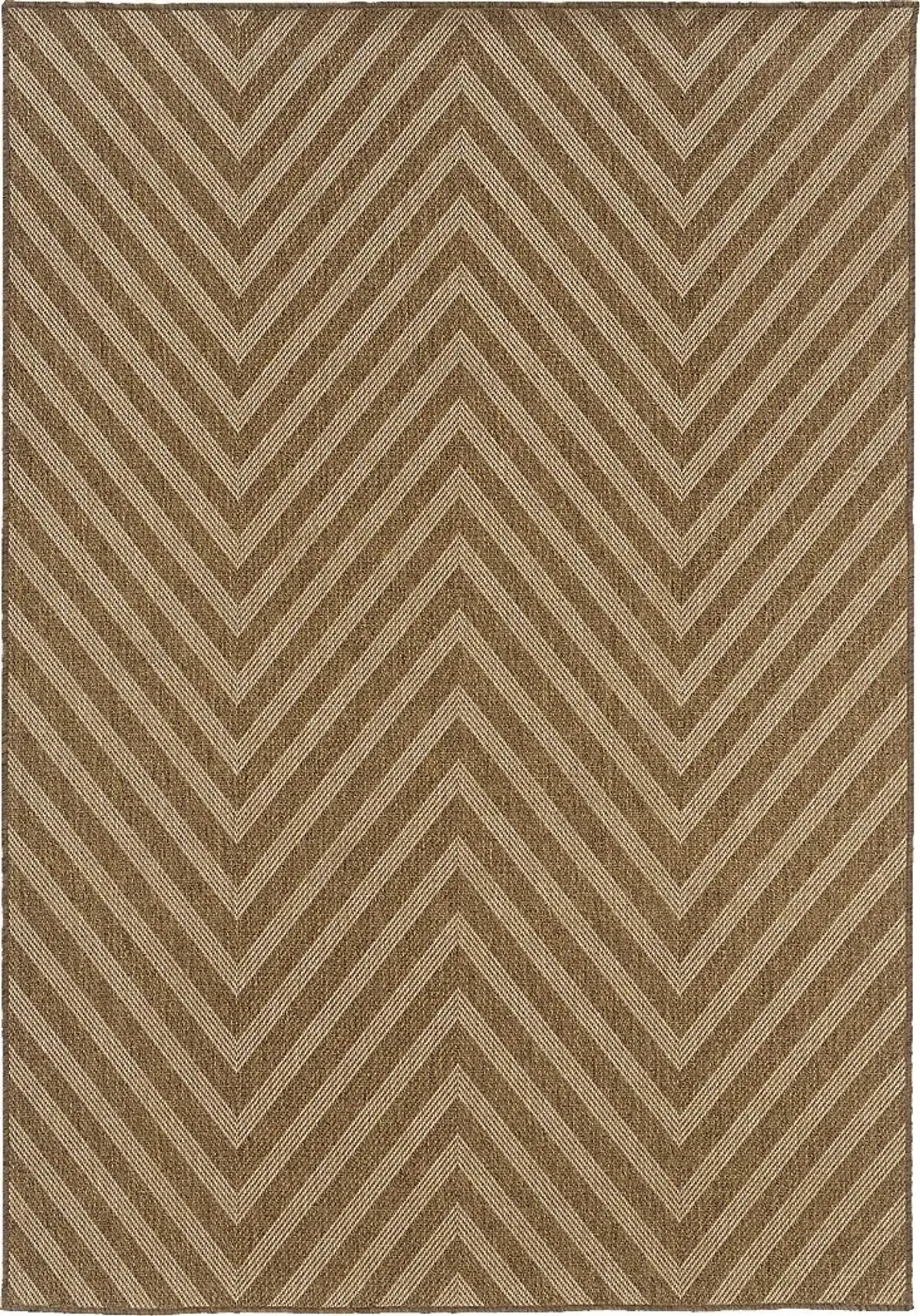 Stefan Mushroom 5'3 x 7'6 Indoor/Outdoor Rug