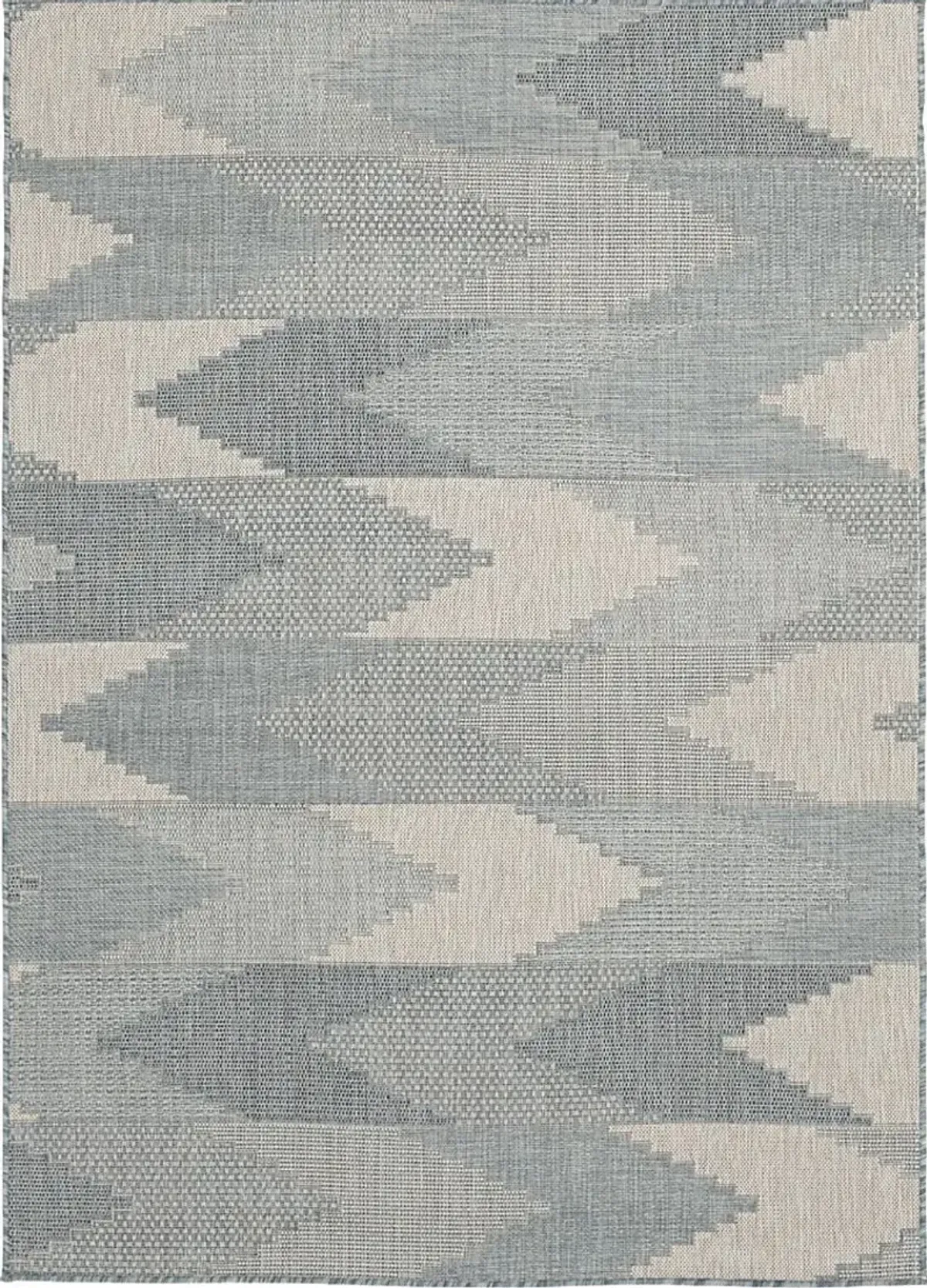 Samayah Gray 5' x 7'3 Indoor/Outdoor Rug