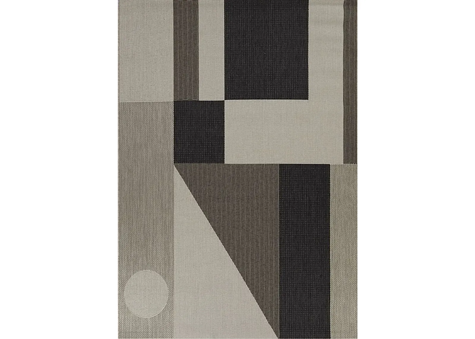 Colton Brown 5'3 x 7' Indoor/Outdoor Rug