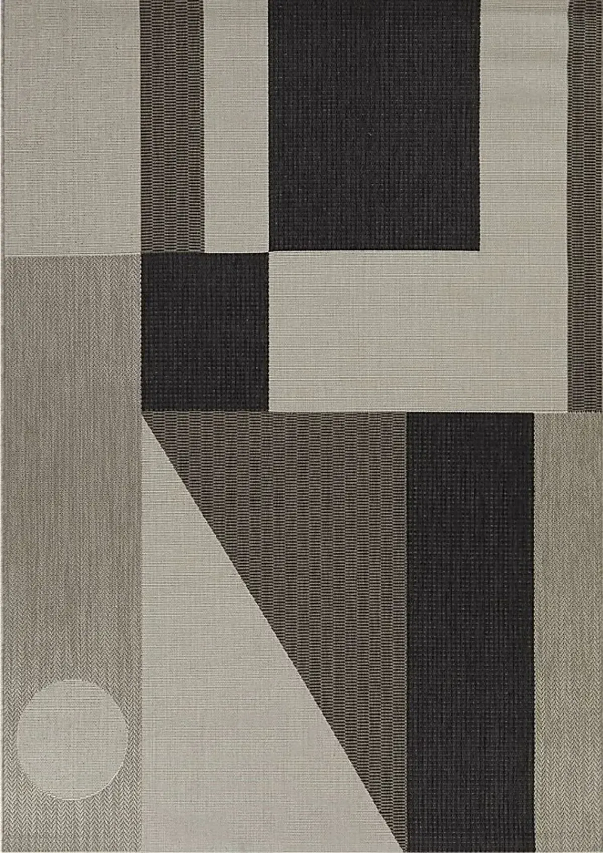 Colton Brown 5'3 x 7' Indoor/Outdoor Rug