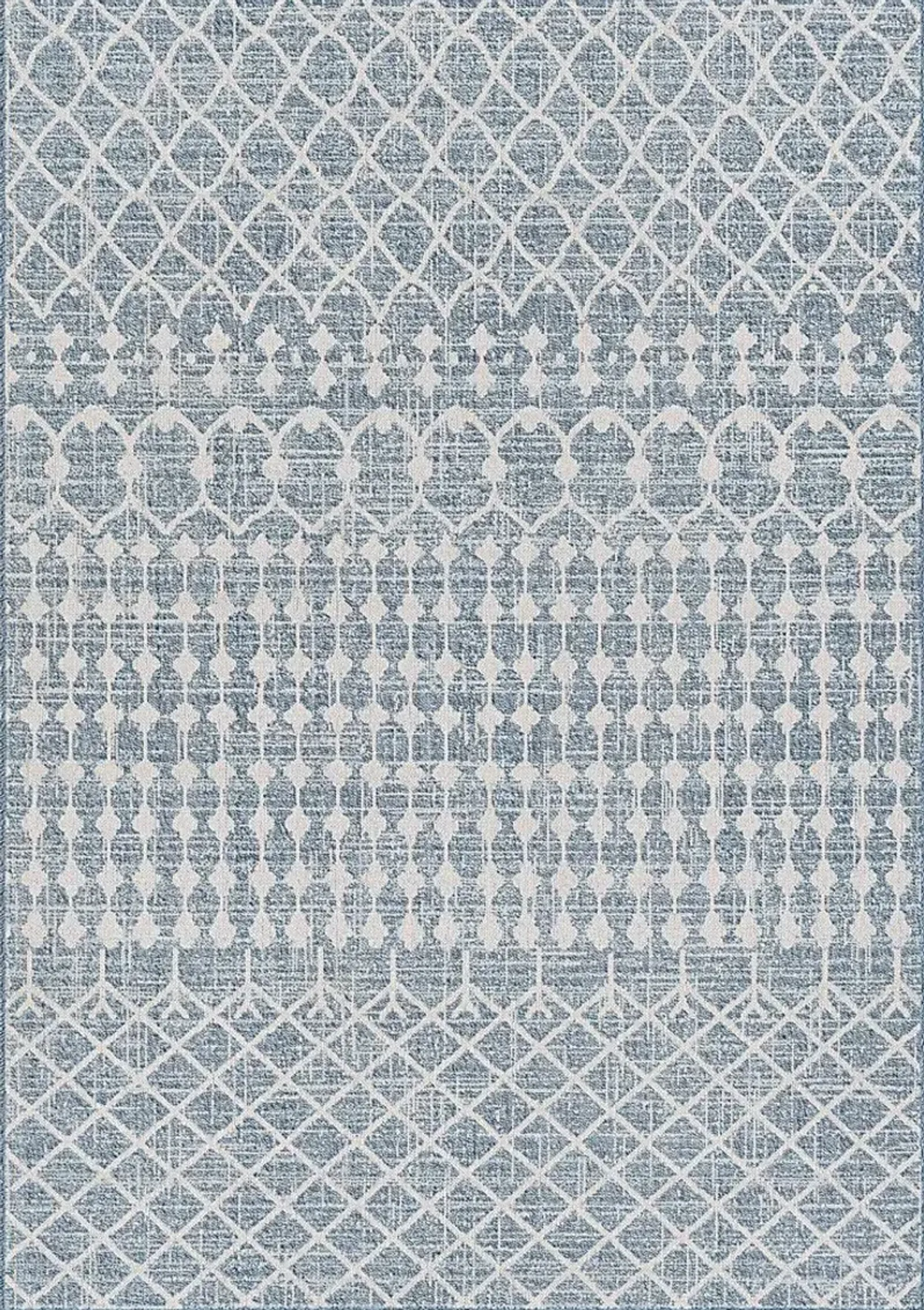 Oistins Bay Dark Blue 5'3 x 7'3 Indoor/Outdoor Rug