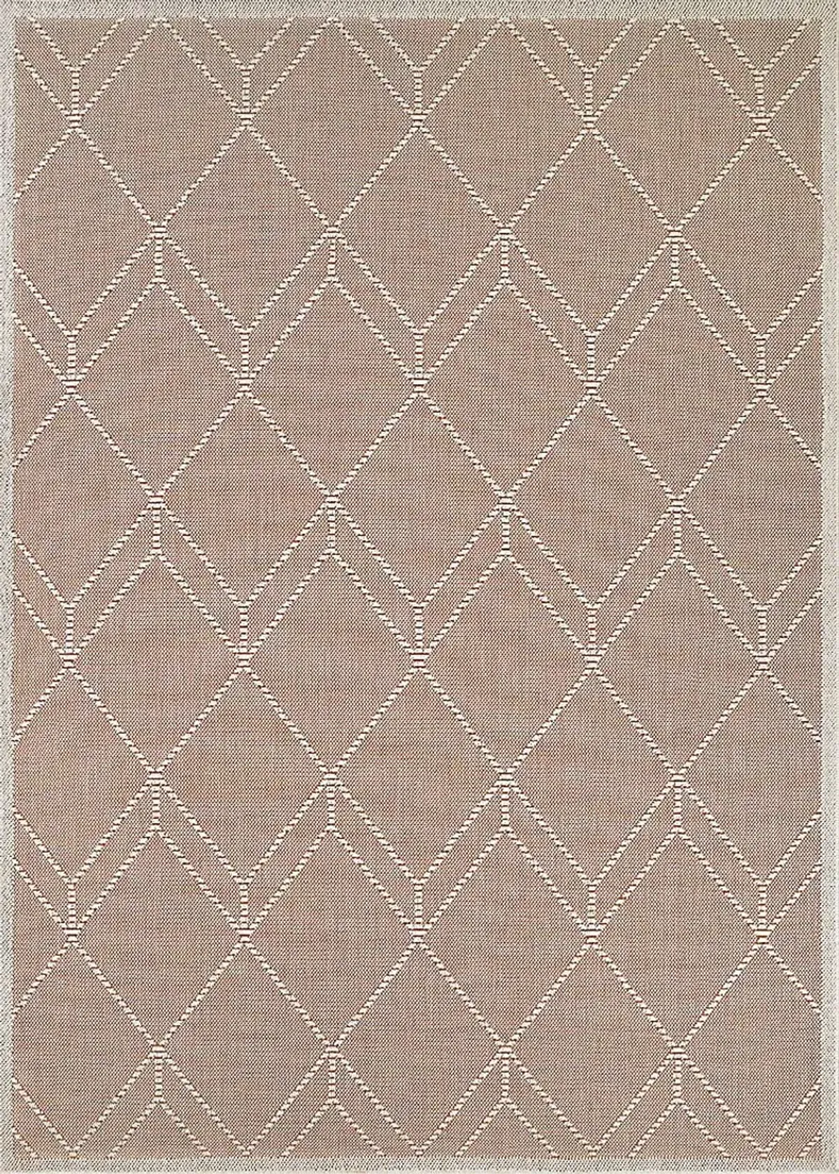 Tamiya Terracotta 5'3 x 7'6 Indoor/Outdoor Rug