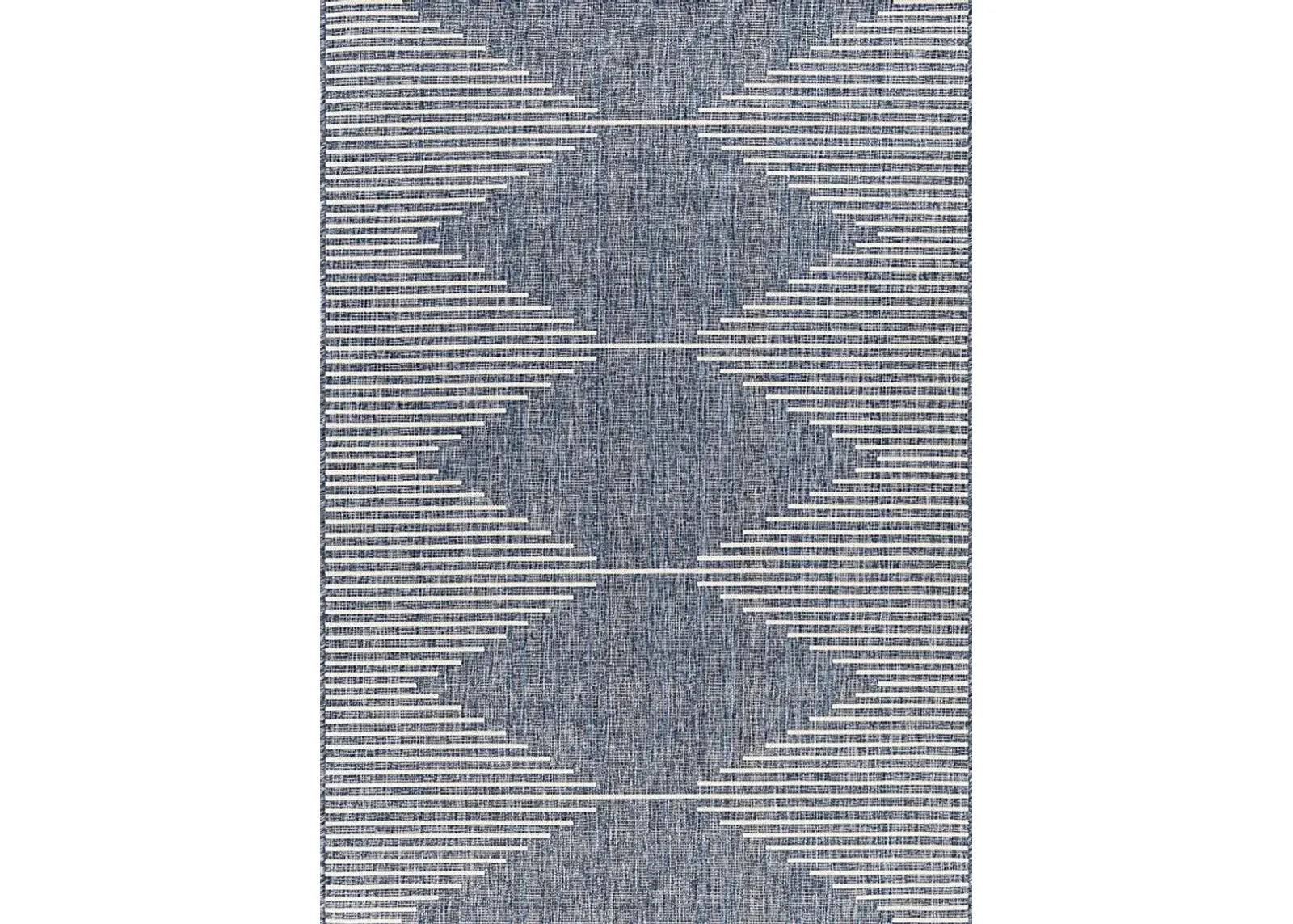 Verniere Blue 5'3 x 7'7 Indoor/Outdoor Rug