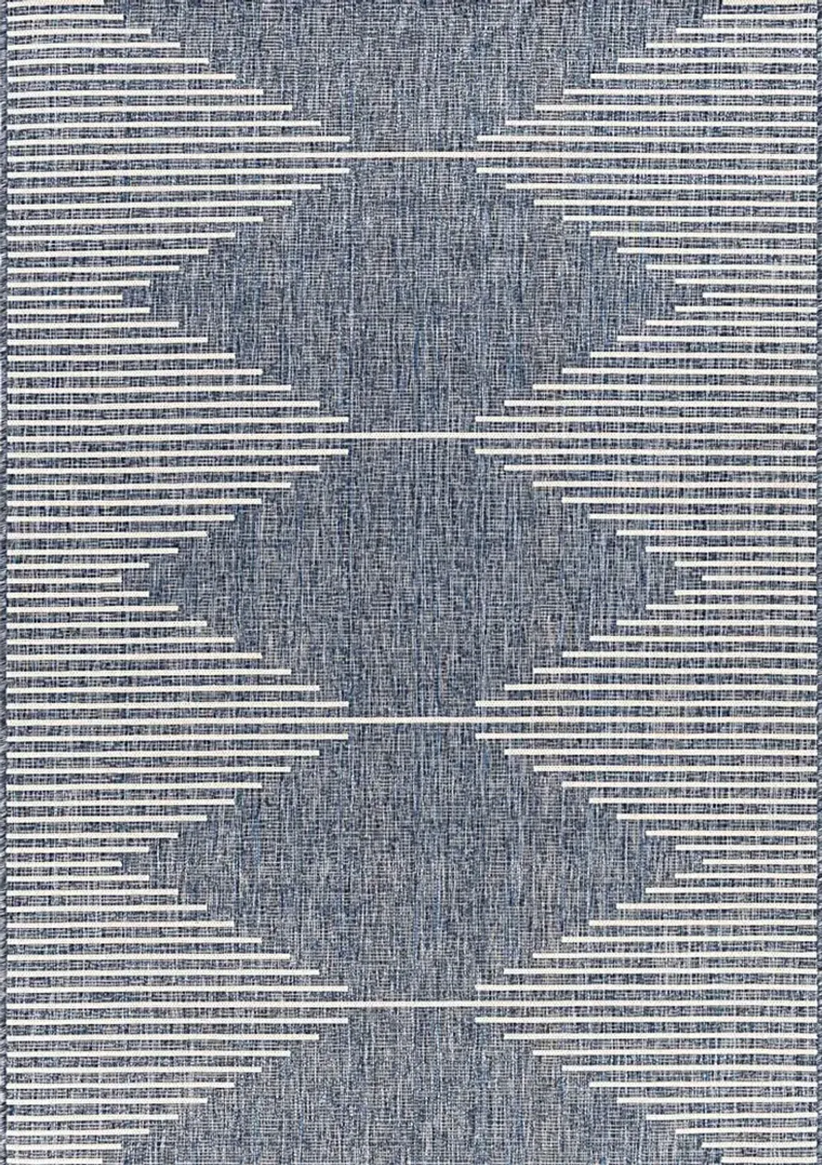 Verniere Blue 5'3 x 7'7 Indoor/Outdoor Rug