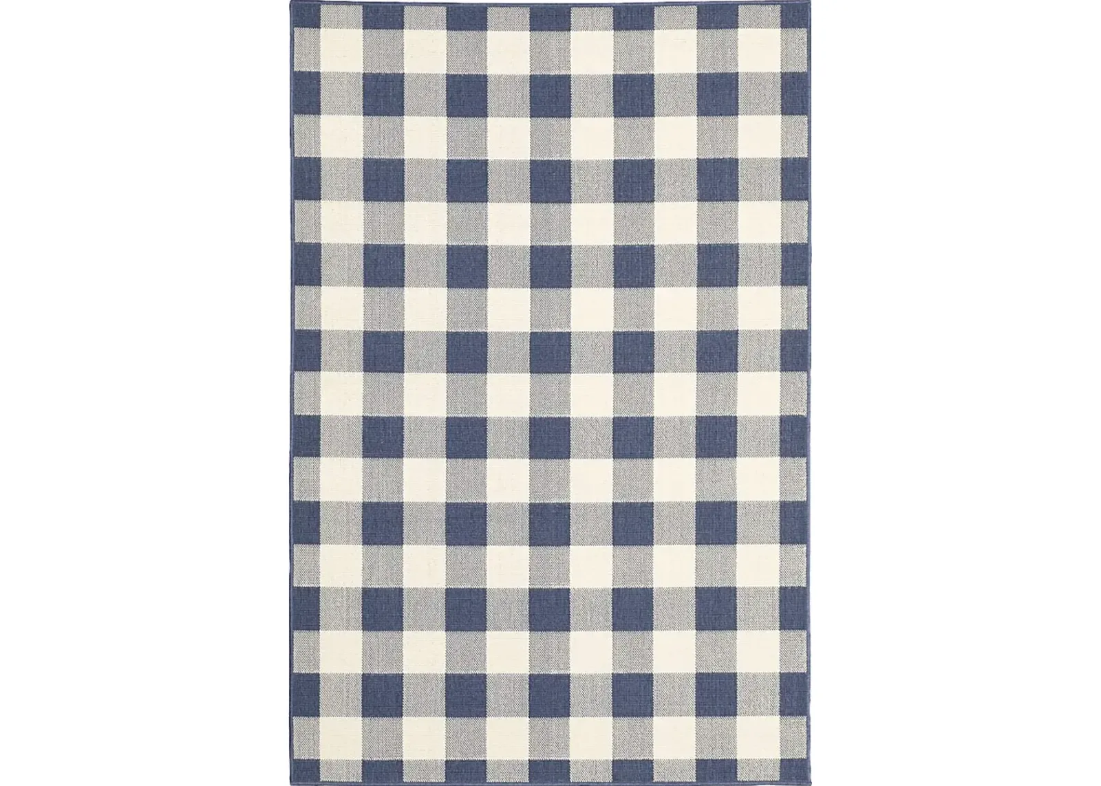 Kellin Denim 5'3 x 7'6 Indoor/Outdoor Rug