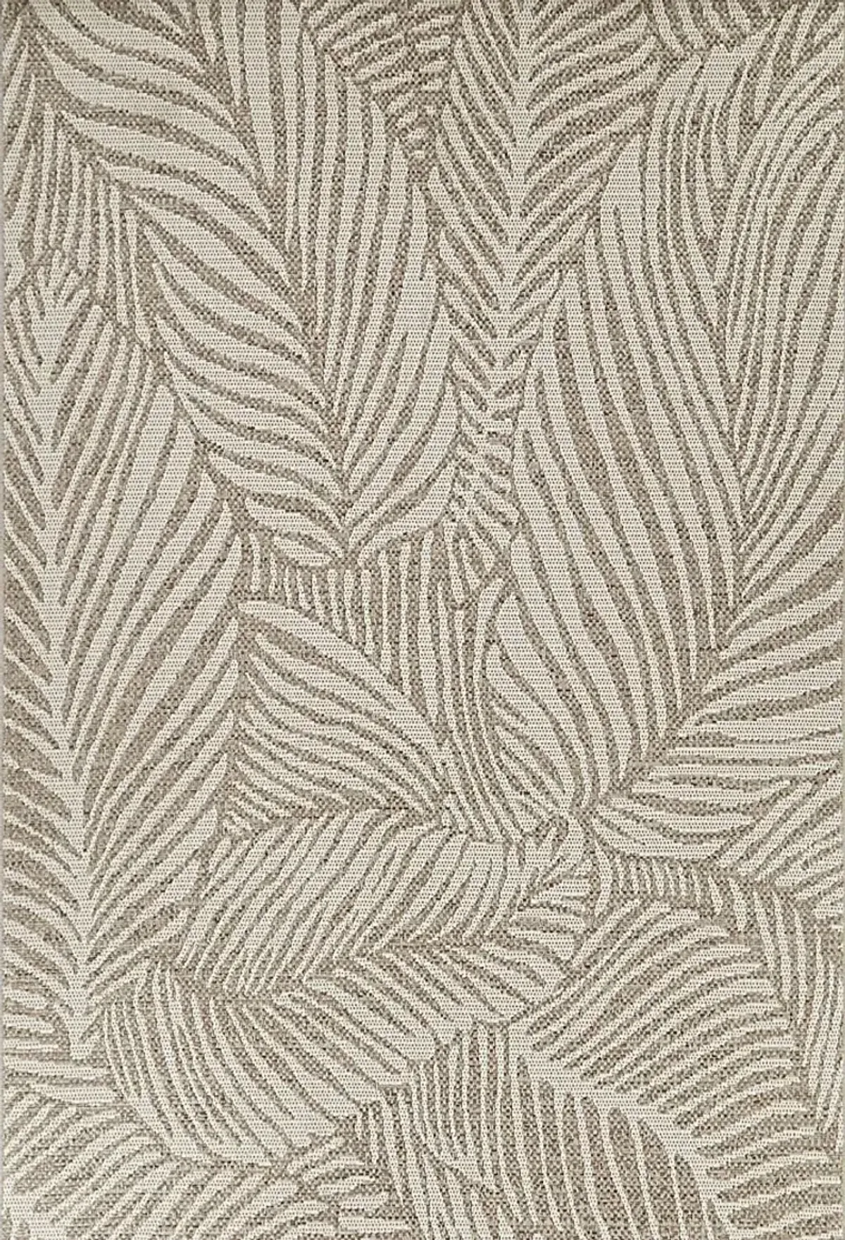 Palmetto Tan 5'3 x 7' Indoor/Outdoor Rug