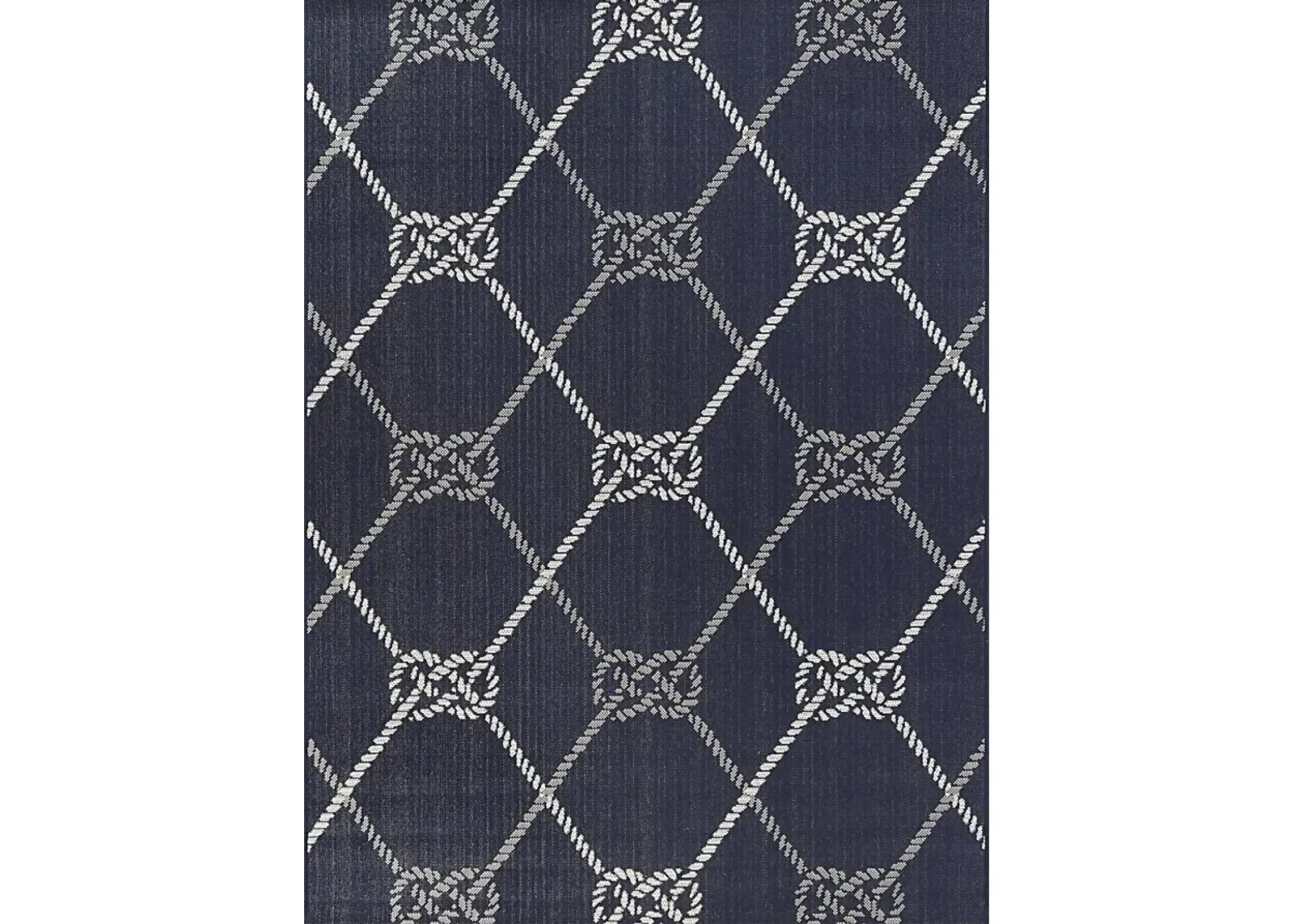 Brizo Navy 5'3 x 7' Indoor/Outdoor Rug