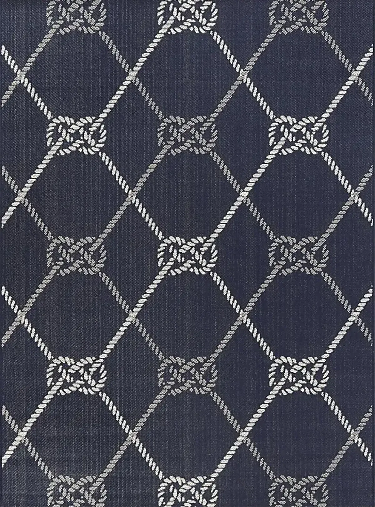 Brizo Navy 5'3 x 7' Indoor/Outdoor Rug