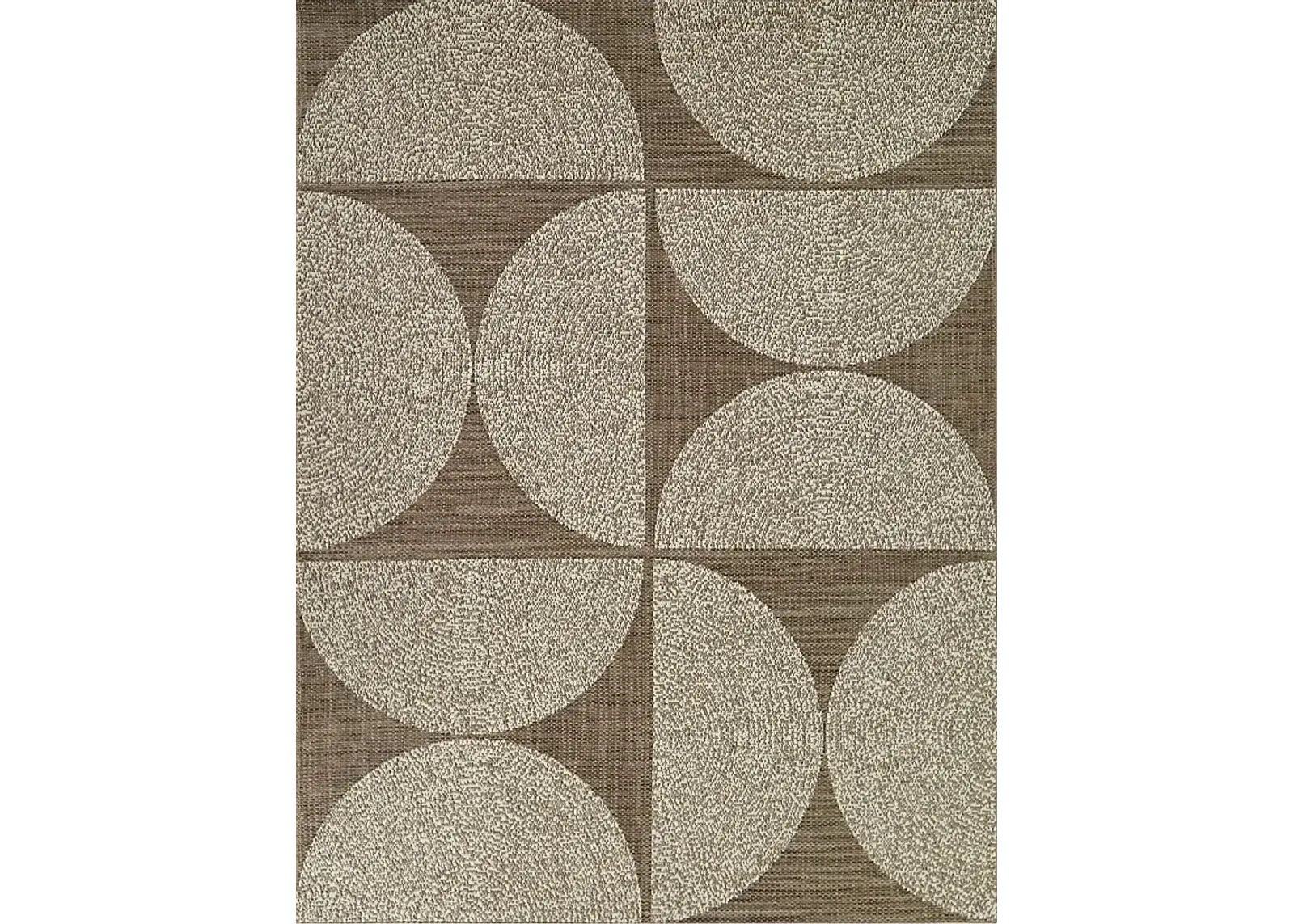 Monaghan Brown 5'3 X 7' Indoor/Outdoor Rug