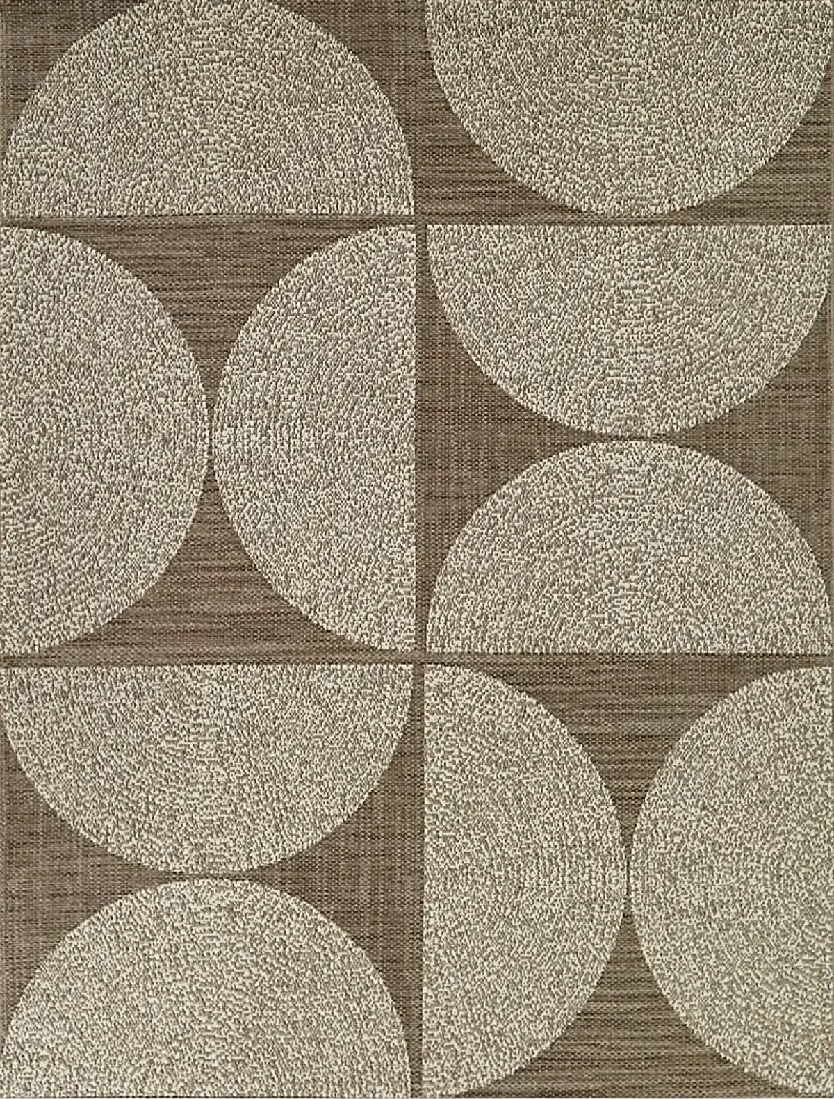 Monaghan Brown 5'3 X 7' Indoor/Outdoor Rug