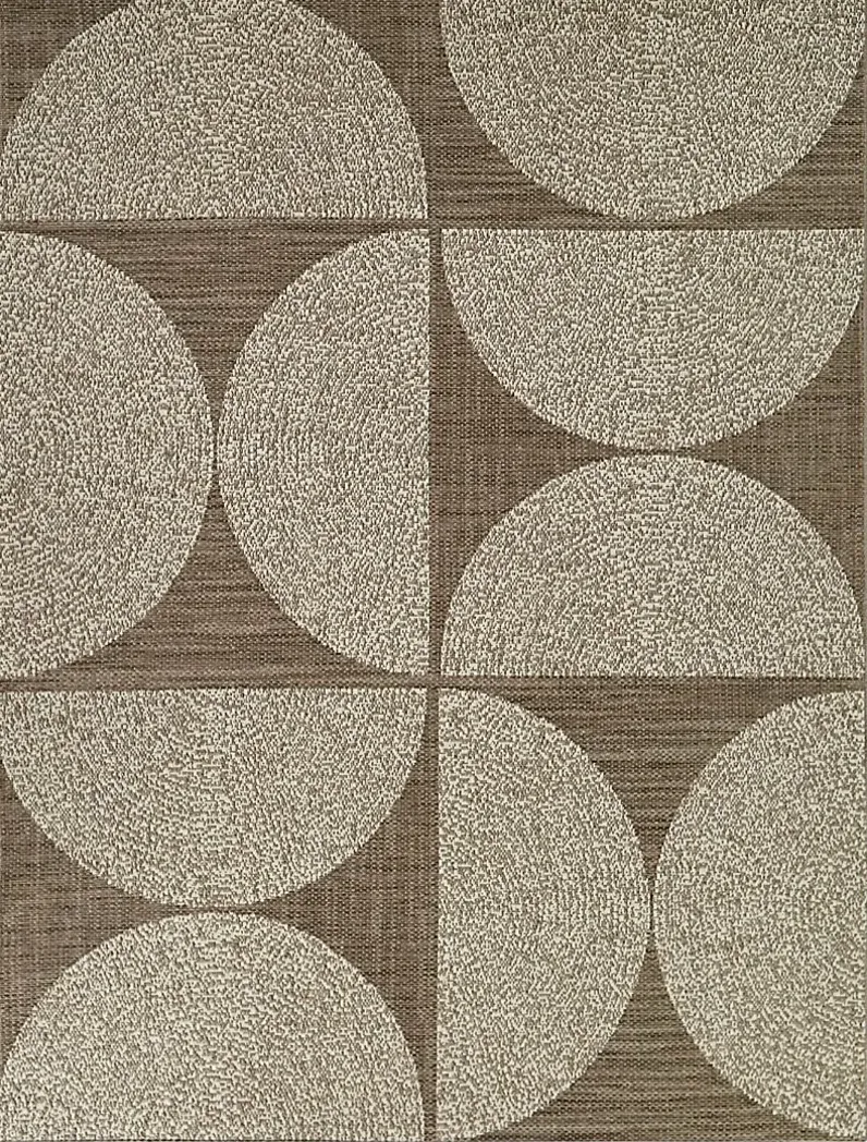 Monaghan Brown 5'3 X 7' Indoor/Outdoor Rug