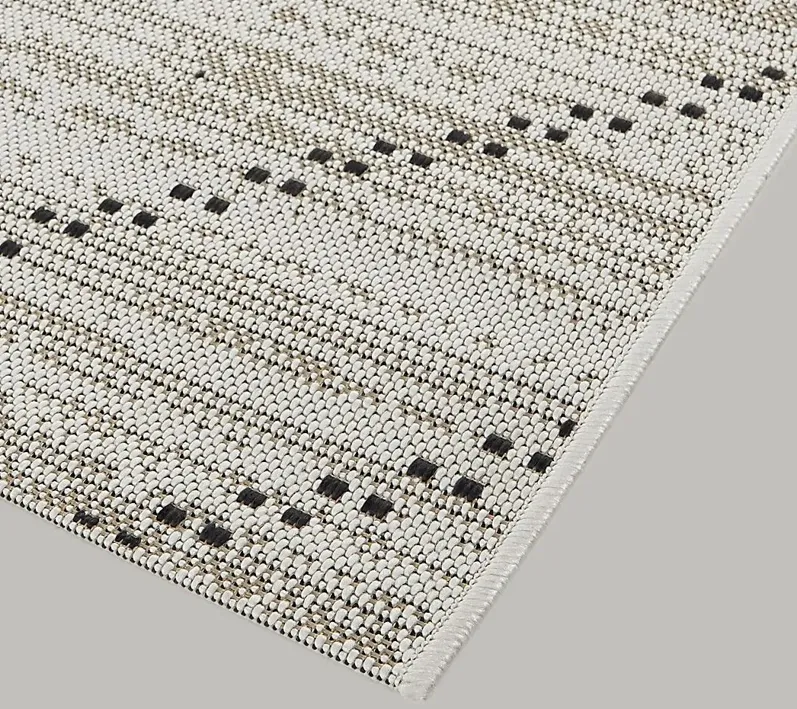 Tunisia Cream 5'3 X 7' Indoor/Outdoor Rug