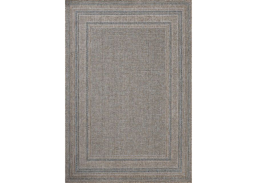 Agoura Taupe 5'3 x 7'6 Indoor/Outdoor Rug