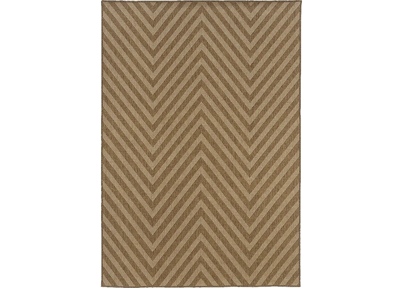 Stefan Mushroom 6'7 x 9'6 Indoor/Outdoor Rug