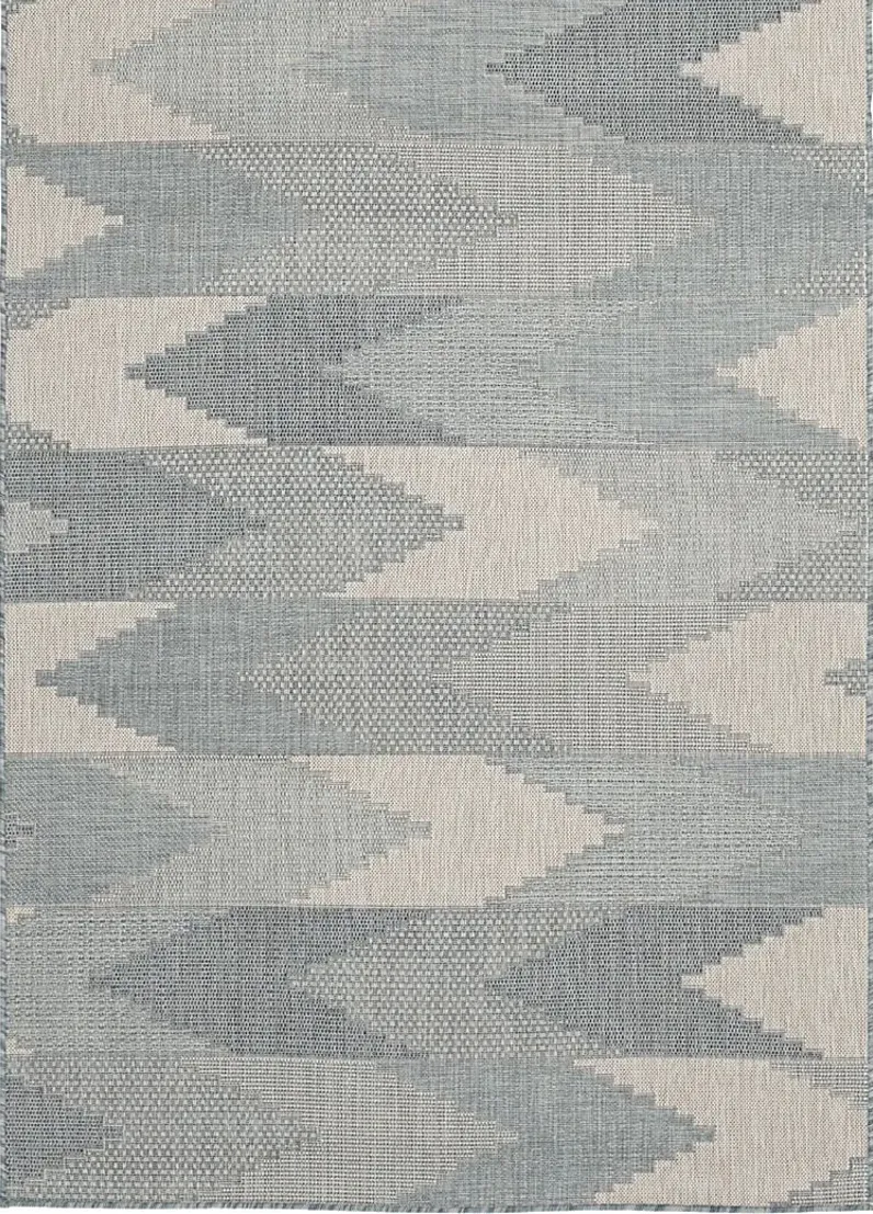 Samayah Gray 6'6 x 9'6 Indoor/Outdoor Rug