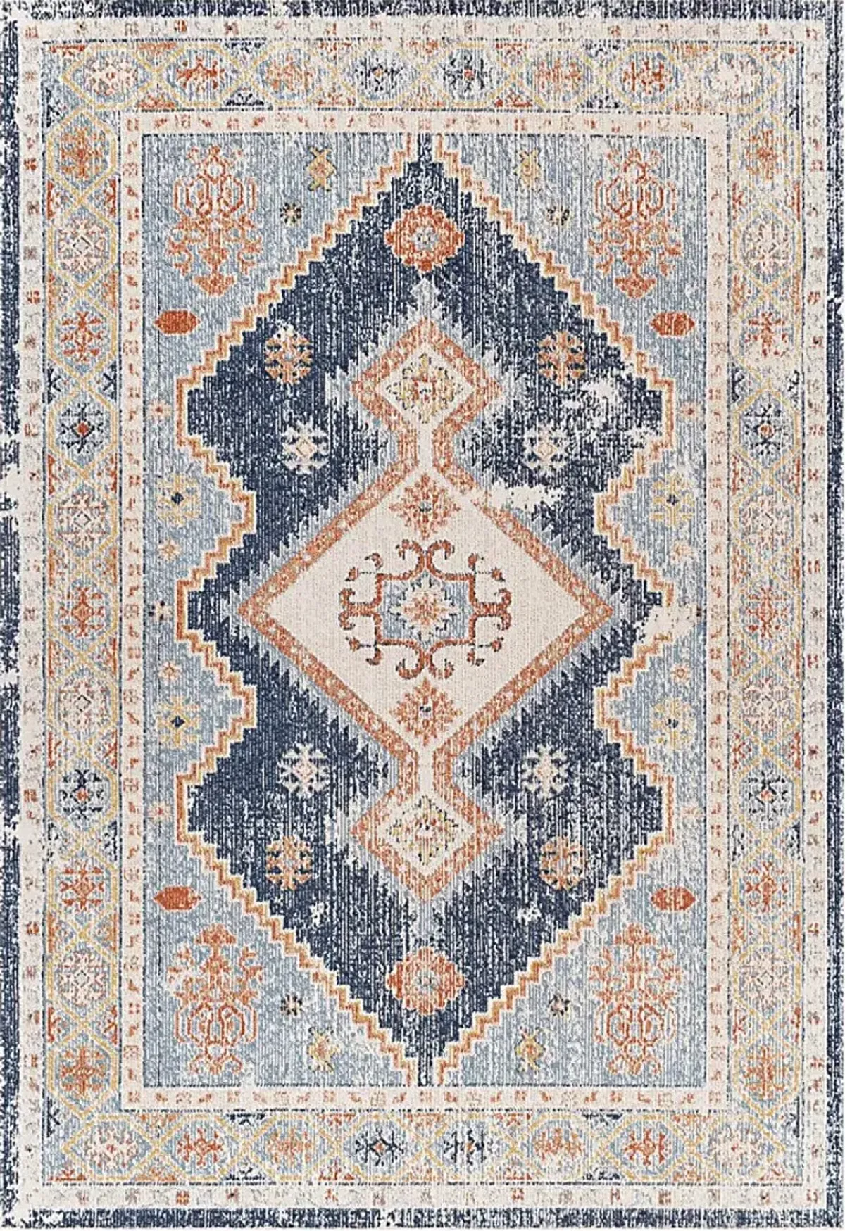 Belvieu Beach Terracotta 6'7 x 9' Indoor/Outdoor Rug