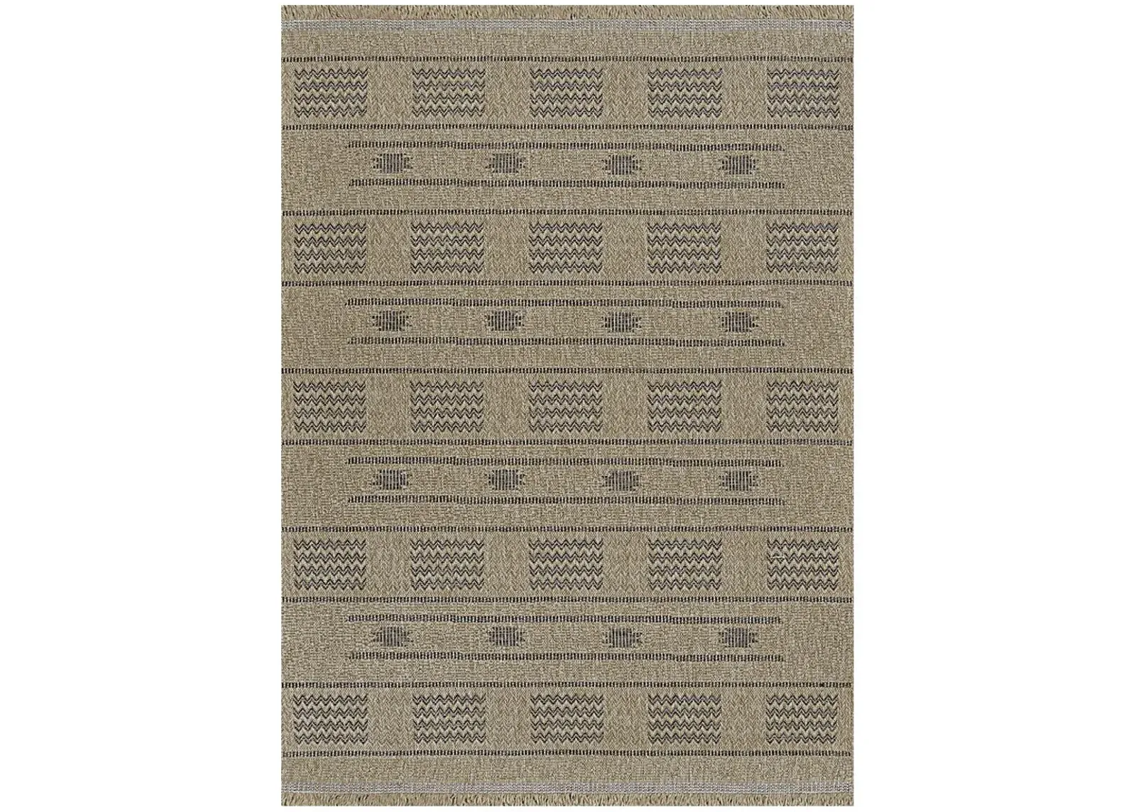 Brea Natural 6'6 x 9'6 Indoor/Outdoor Rug