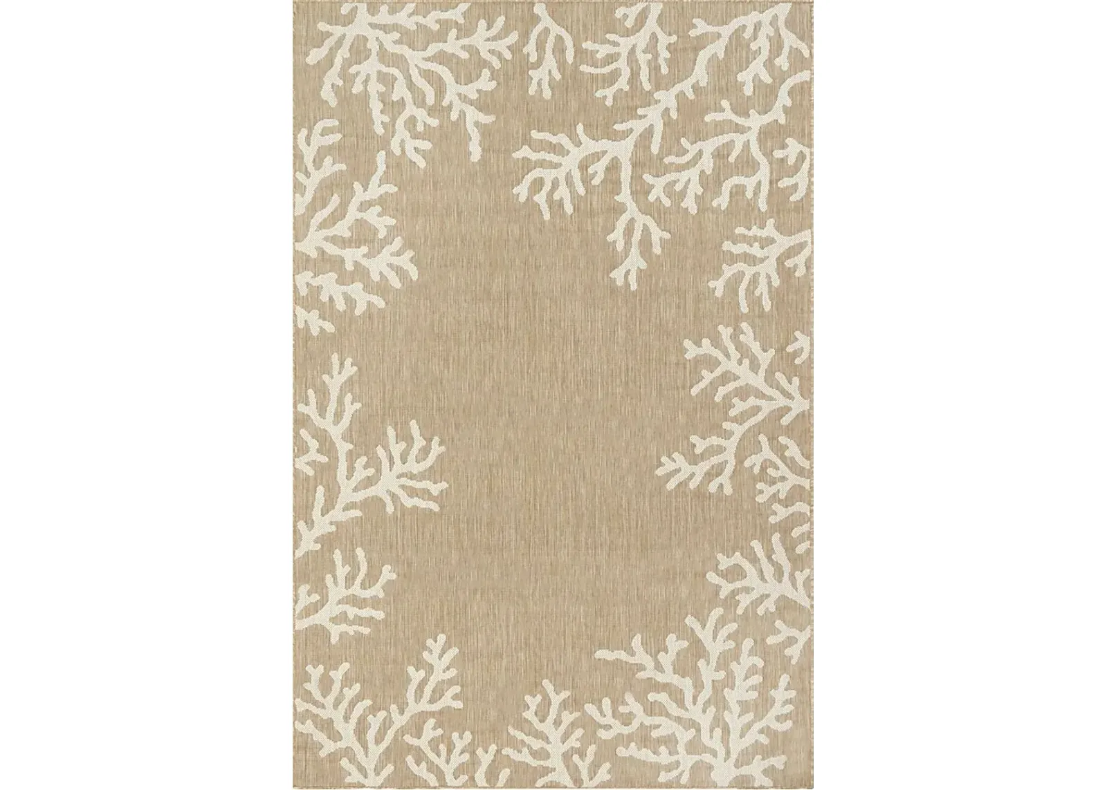 Placida Sand 6'6 x 9'4 Indoor/Outdoor Rug